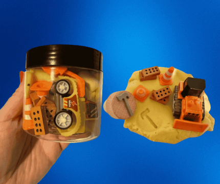 construction playdough kit