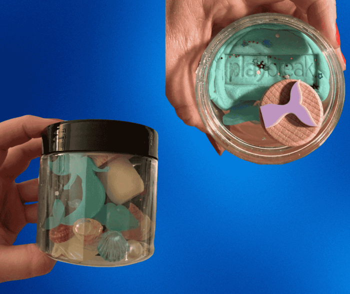 mermaid playdough kit